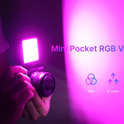 ULANZI VL49 RGB (2500-9000K) - HÀNG CHÍNH HÃNG - Đèn Led Đổi Màu RGB, tích hợp pin 2000mAh