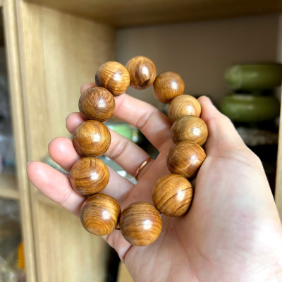 Vòng đeo tay gỗ Bách xanh - size 20li ViP - Đẳng cấp thượng lưu