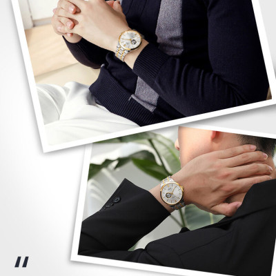 Đồng hồ nam chính hãng IW CARNIVAL IW570G-1 Kính sapphire ,chống xước ,Chống nước 30m ,Bảo hành 24 tháng,Máy cơ (Automatic),dây kim loại thép không gỉ 316L, thiết kế lộ cơ đơn giản dễ đeo