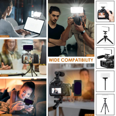 Đèn RGB Z1 cao cấp hỗ trợ ánh sáng quay video chụp ảnh, có kèm phụ kiện gắn thiết bị - Hàng chính hãng