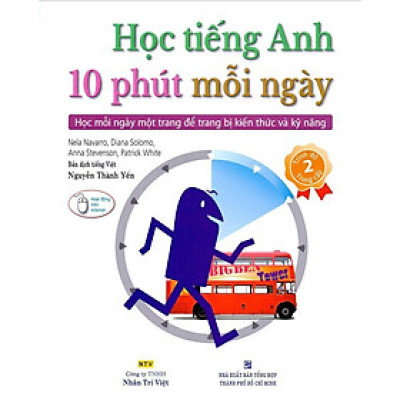 Sách - Học Tiếng Anh 10 Phút Mỗi Ngày - Trình Độ Trung Cấp (Kèm CD) - Nhân Trí Việt