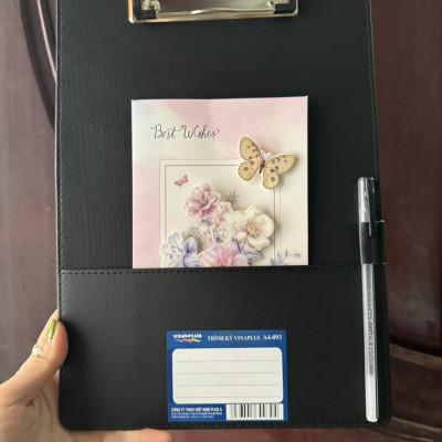 Bìa trình ký kẹp tài liệu a4/a5 văn phòng phẩm đơn bìa kẹp tài liệu a4/a5 tập hồ sơ đa chức năng VINAPLUS