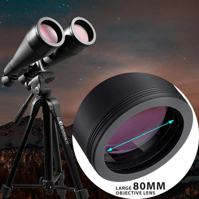 Ống nhòm tầm xa cỡ lớn Barska Gladiator 25-125x80 Zoom (Hàng chính hãng)