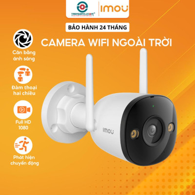 Camera Wifi Ngoài Trời IMOU Bullet 3/ 3C (S3EP/ S3DP) Đàm Thoại 2 Chiều - TRANGIATELECOM Hàng nhập khẩu