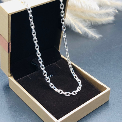 Dây Chuyền Nam Bạc Hiểu Minh DBN007 Bạc Ta 7 chỉ