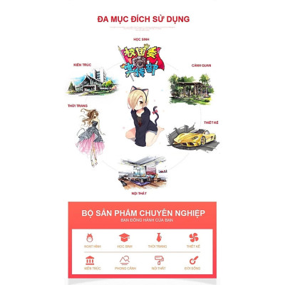 Bộ Bút 30 Màu Touch Chuyên Nghiệp - Hàng chính hãng