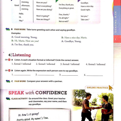 Speak Now 1 Student Book with Online Practice