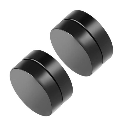 Bông tai nam châm inox 8mm NC108 (Màu Đen) - 2 chiếc