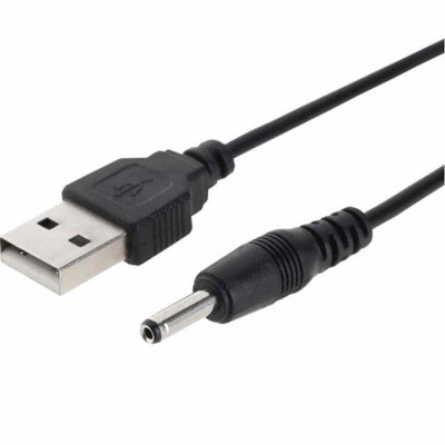 Cáp sạc cáp nguồn DC 5V USB to 3.5mm Dây nguồn 1 đầu USB ra đầu tròn cỡ trung 3.5mm - Hàng Nhập Khẩu