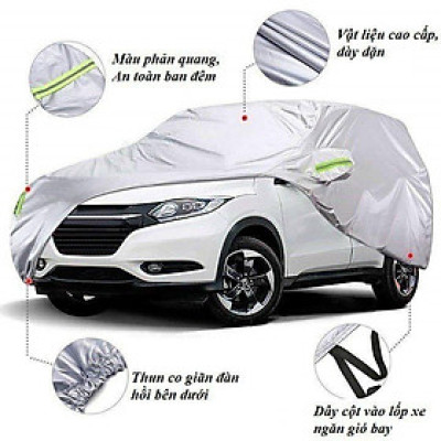 Bạt trùm xe ô tô TOYOTA VELOZ CROSS vải dù oxford cao cấp , áo bạt phủ trùm 
