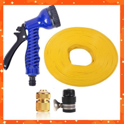 Bộ vòi tưới cây,rửa xe tăng áp lực nước 7-10m(cút đồng nối nhựa đen 713-2) 206843 