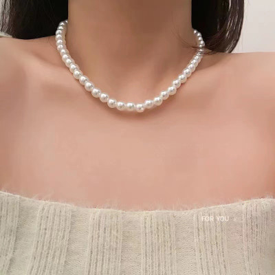 Dây chuyền vòng cổ ngọc trai nữ tính nhiều mẫu hot tiểu thư phong cách Hàn Quốc nàng thơ nhẹ nhàng