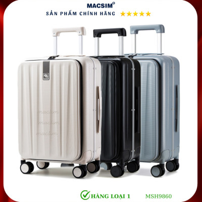 Vali cao cấp Macsim Hanke MSH9860 màu trắng 26 inch- Hàng loại 1