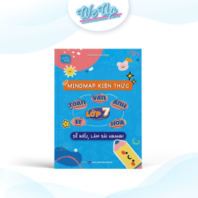 Combo 02 sách lớp 7: Sổ Mindmap 5 môn Toán Văn Anh Lí Hóa lớp 7 + 500 Bài tập Toán Văn Anh lớp 7
