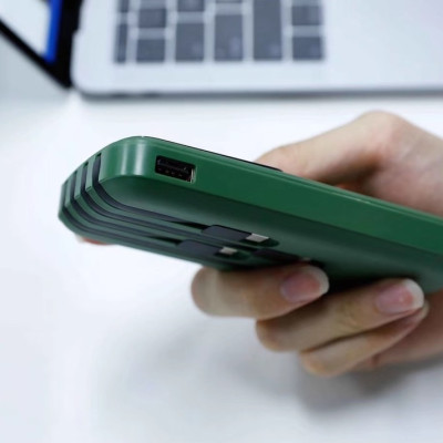 Sạc dự phòng đa năng hoco DB07 tích hợp sẵn 4 dây cáp tiện lợi dung lượng 10.000mah - Hàng chính hãng