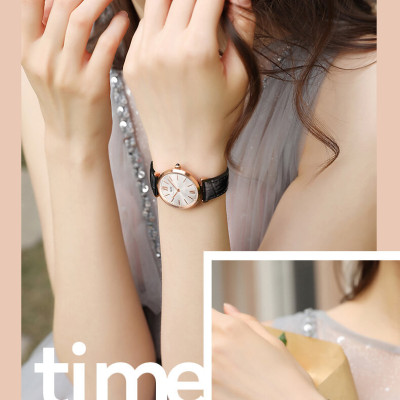 Đồng hồ nữ chính hãng IW CARNIVAL IW562L-1 Kính sapphire ,chống xước ,Chống nước 30m ,Bảo hành 24 tháng,Máy điện tử(Pin),dây da cao cấp, thiết kế đơn giản dễ đeo