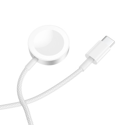 Cáp Sạc Wiwu cho Apple Watch Series 1,2,3,4,5,6,7,8,9,SE2 / đế sạc Apple Watch Ultra 1,2 Cổng Type C / USB A - Hàng Nhập Khẩu