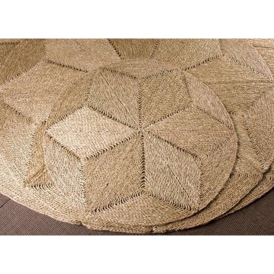 Thảm trải sàn hình sao ONGTRE bằng Cói trang trí nhà cửa chụp ảnh nhiều kích thước 60/80/100/120/150/180cm