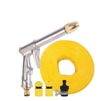 Vòi nước vòi phun nước rửa xe tưới cây tăng áp + bộ dây bơm nước cao cấp TLG 206810 đầu đồng,nối đen