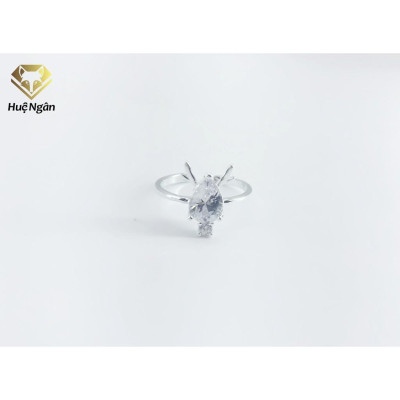 Nhẫn bạc Ý 925 Huệ Ngân -Chú Tuần LỘC Vui Vẻ RR1331