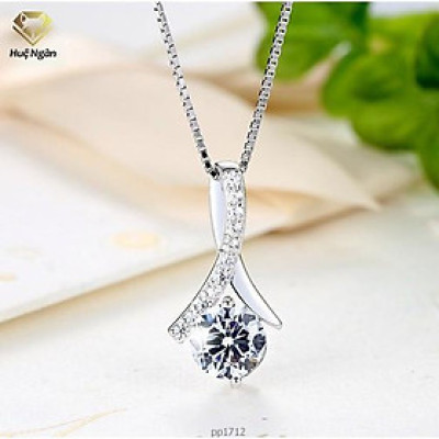 Dây chuyền bạc Ý 925 Huệ Ngân - Giọt sương PP1712