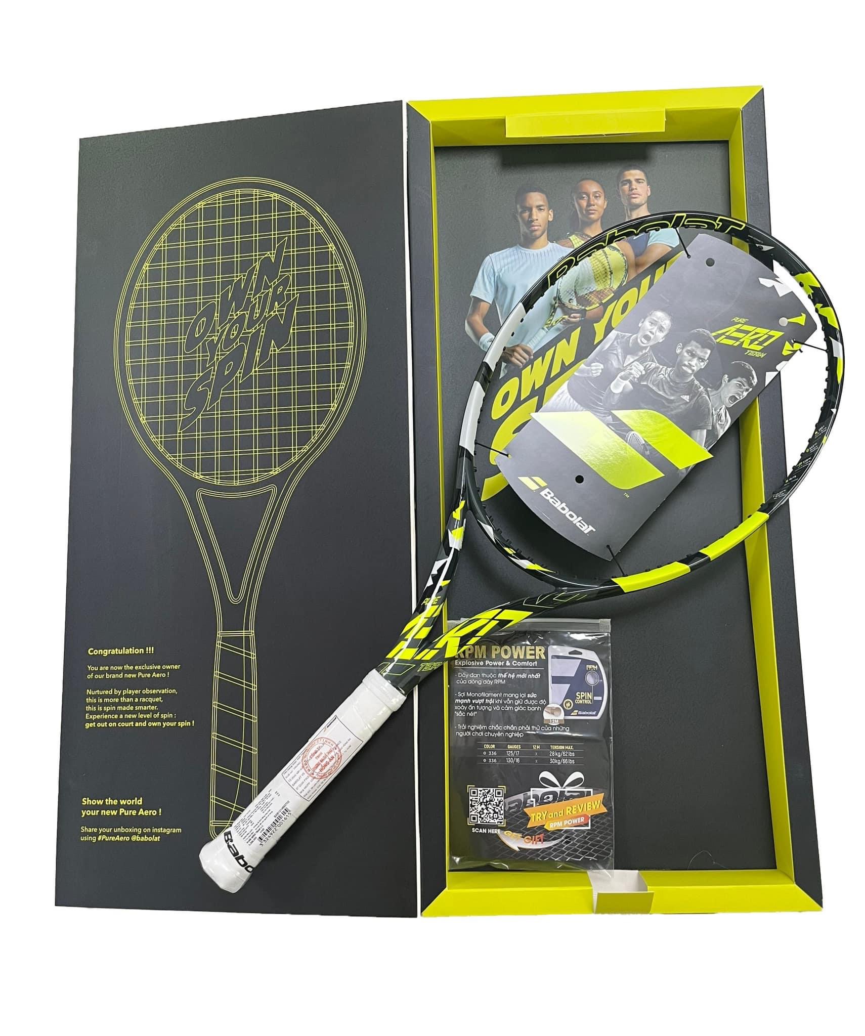 Vợt Tennis Babolat PURE AERO Team 285gram 2023(101488)
