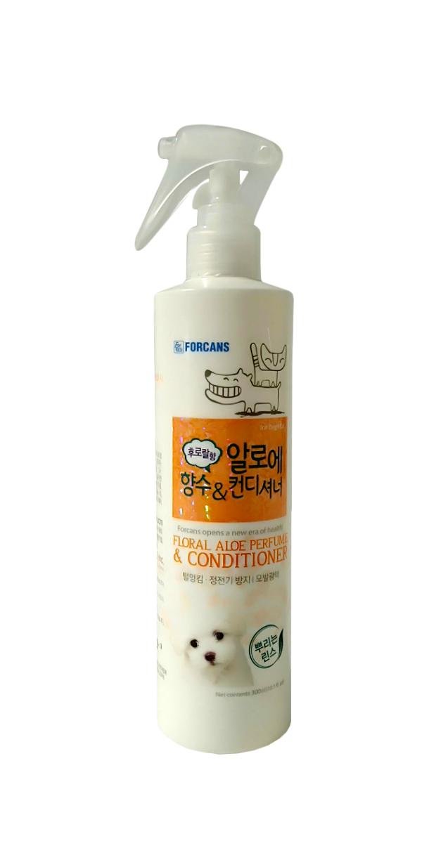 Nước Hoa Và Dầu Xả Cho Thú Cưng Chiết Xuất Nha Đam Forcans 300ml