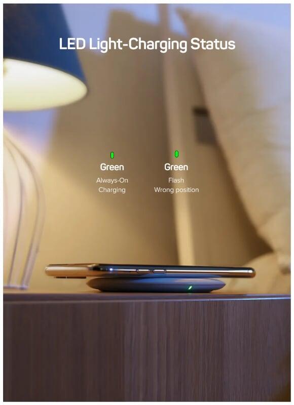 Ugreen UG60112CD186TK 10W Màu Trắng Đế sạc không dây - HÀNG CHÍNH HÃNG