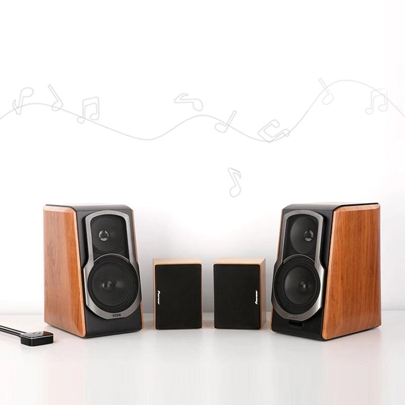 Ugreen UG40759CM106TK BT 5.0 màu Đen Bộ nhận âm thanh Bluetooth chuẩn Bông sen hỗ trợ APTX - HÀNG CHÍNH HÃNG