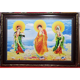 TRANH PHẬT TAM THÁNH MẪU -PHẬT TAM THÁNH -P028