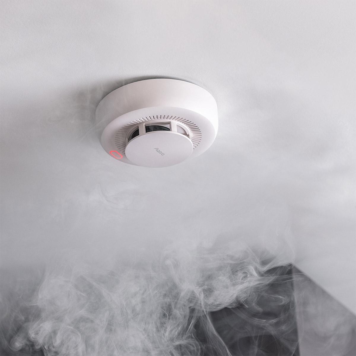 Cảm biến khói Aqara Smoke Sensor Thiết bị cảnh báo khói thông minh Quốc Tế - Hàng Chính Hãng