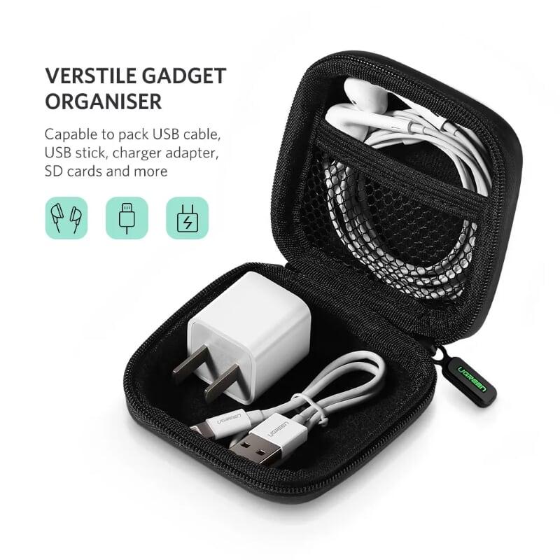 Ugreen UG40816LP128TK Màu Đen Hộp đựng tai nghe chống sốc - HÀNG CHÍNH HÃNG