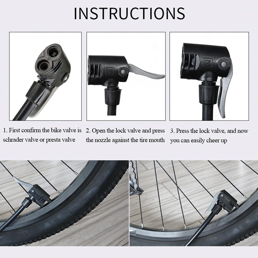 Máy bơm xe đạp WHEEL UP áp suất cao siêu nhẹ 160 Psi MTB