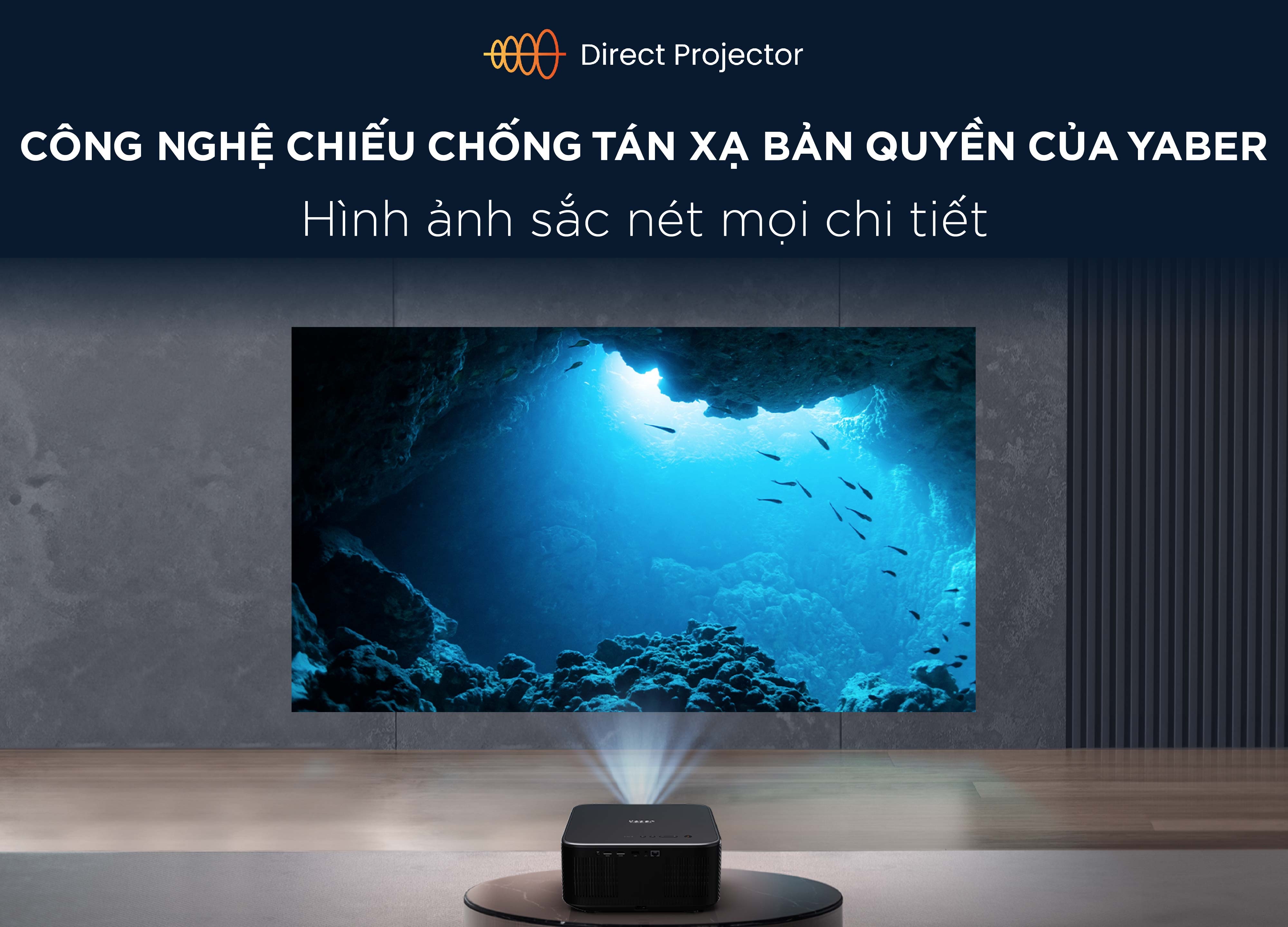 Máy chiếu thông minh Yaber K3 tích hợp loa JBL Android Tivi Netflix bản quyền Full-HD 4K- Hàng Chính Hãng - Thương hiệu Máy chiếu gia đình và văn phòng hàng đầu