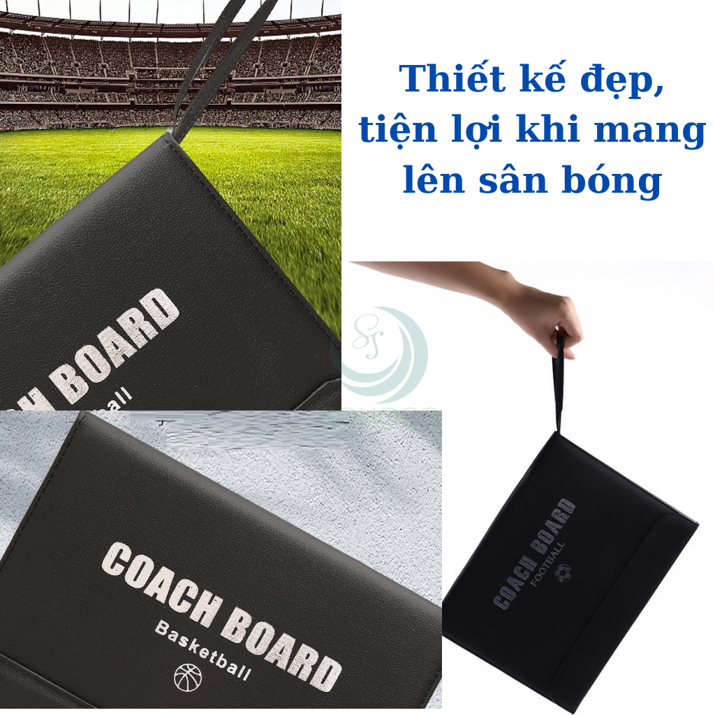 Bảng Chiến Thuật Thể Thao Đa Năng – Bóng Rổ, Bóng Đá, Bóng Chuyền (kèm nam châm & bút dạ) Bảng Chiến Thuật Đa Năng 3in1 – Dùng Cho Bóng Rổ, Bóng Đá, Bóng Chuyền Bảng Ghi Chiến Thuật Thể Thao Kèm Nam Châm & Bút Xóa