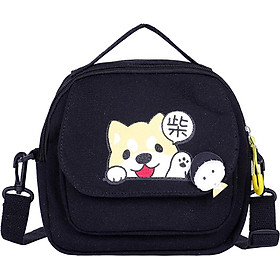 Túi đeo chéo dạo phố hình thú New4all Canvas NC37 - Cún con
