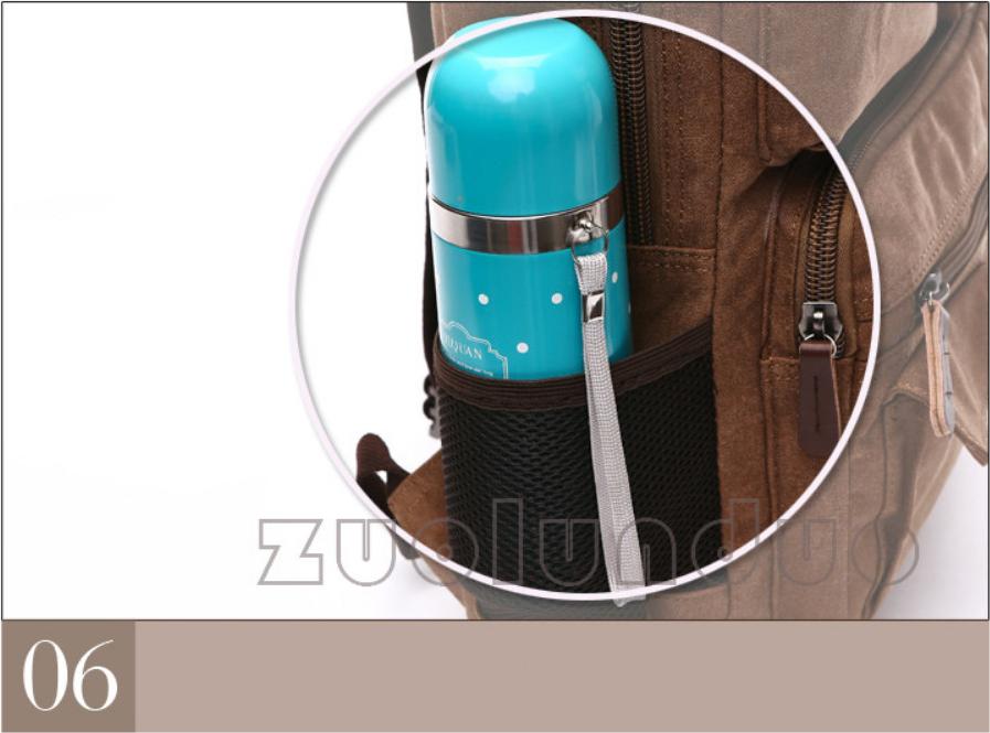 Balo nam thời trang vải canvas phong cách mới- đi làm, đi học,đi chơi,đựng laptop (15,6")