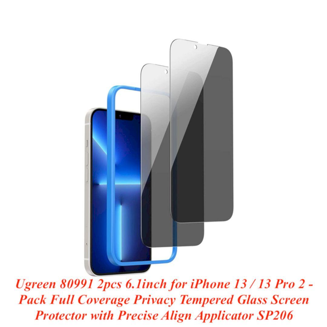 Ugreen UG80991SP206TK 2pcs 6.1inch Miếng dán cường lực dành cho iphone 13 / 13 Pro - 2 miếng - HÀNG CHÍNH HÃNG