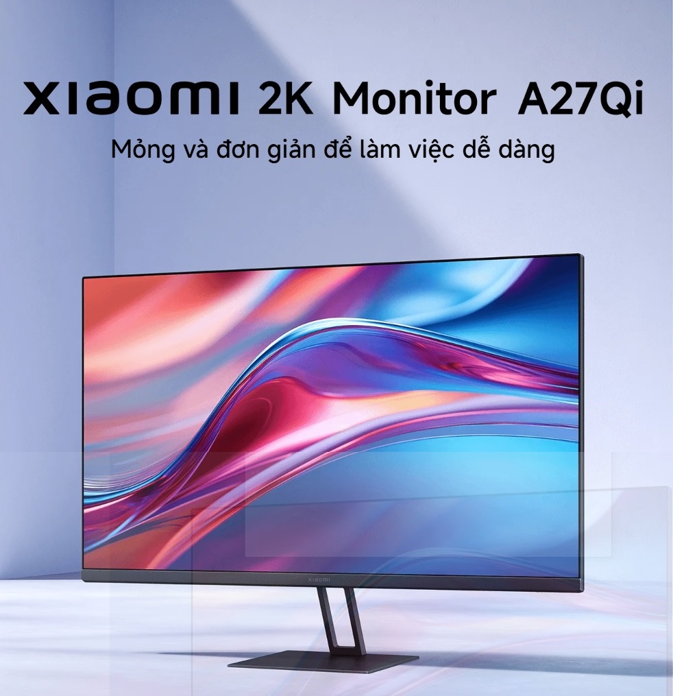 Màn Hình Máy Tính Xiaomi 2K Monitor A27Qi EU 27inch / LCD IPS / 100Hz / 2K / 6ms - Hàng Chính Hãng