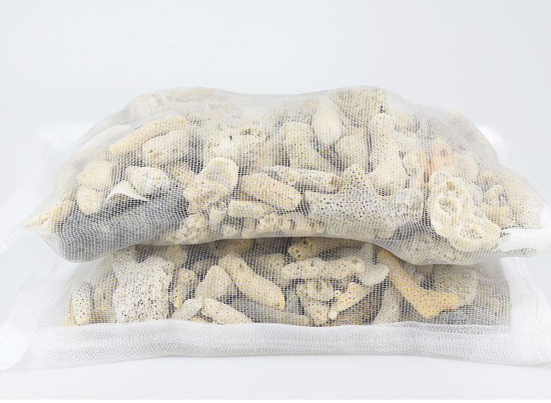 Bông Lọc + San Hô Vụn 1KG vật liệu lọc hồ cá, trang trí bể cá, hồ thủy sinh