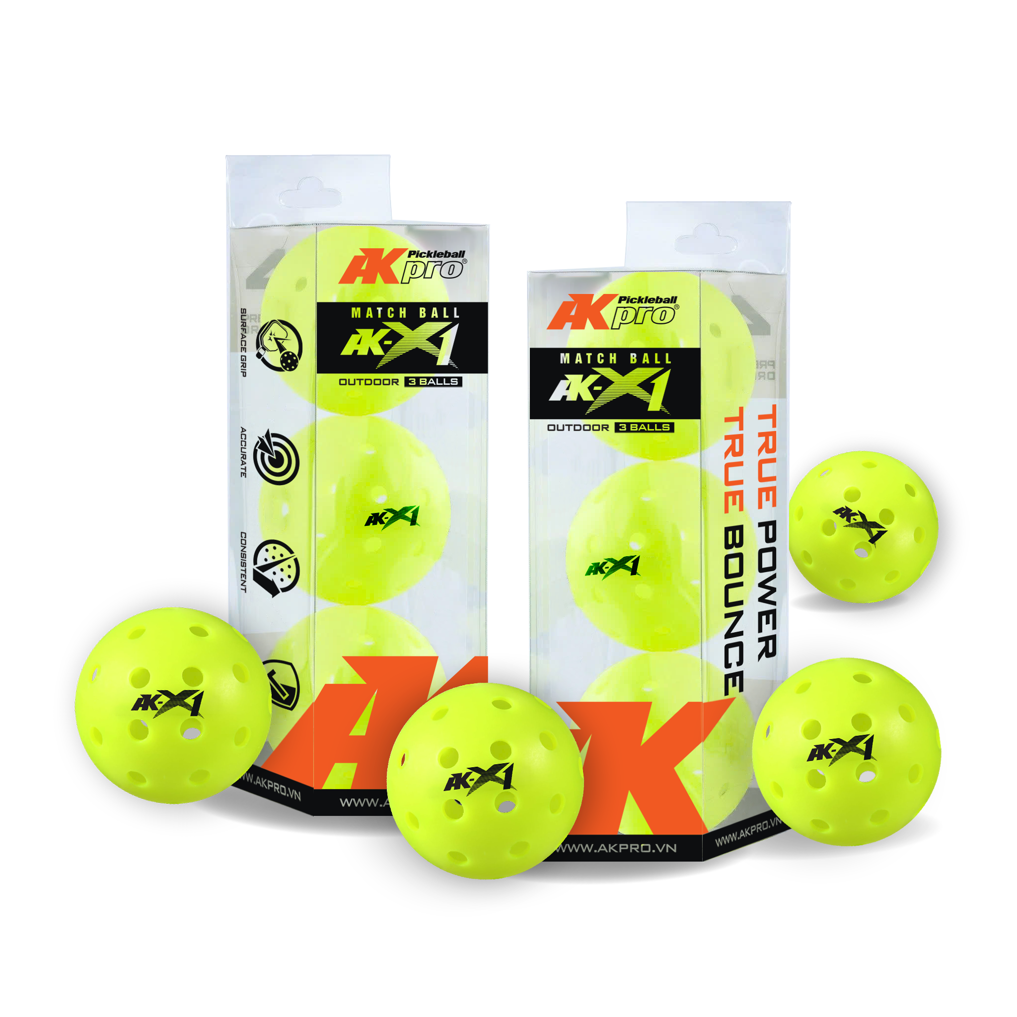Bóng thi đấu Pickleball AK-X1