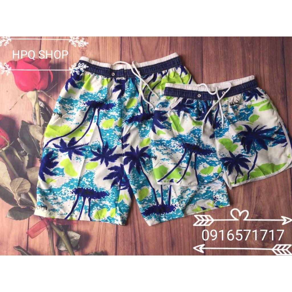 Đồ đôi đi biển xinh xắn chất vải đẹp - HÀNG LOẠI 1