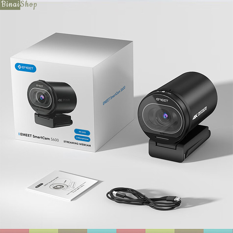 Combo họp trực tuyến cho 6 đến người Emeet M3 và Emeet SmartCam S600 - Hàng chính hãng