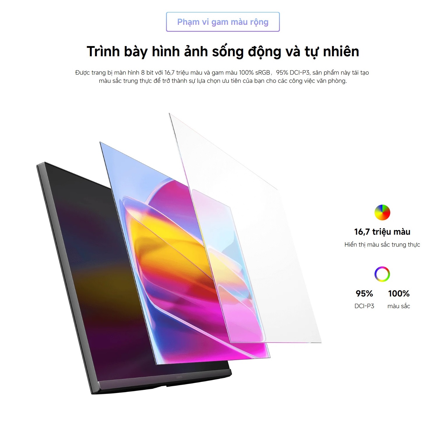 Màn Hình Máy Tính Xiaomi 2K Monitor A27Qi EU 27inch / LCD IPS / 100Hz / 2K / 6ms - Hàng Chính Hãng