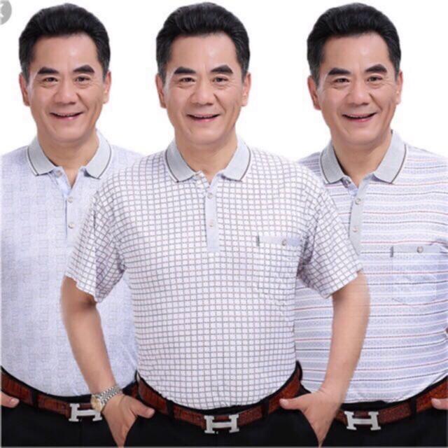 (ảnh chụp thật) Áo nam trung niên cho bố