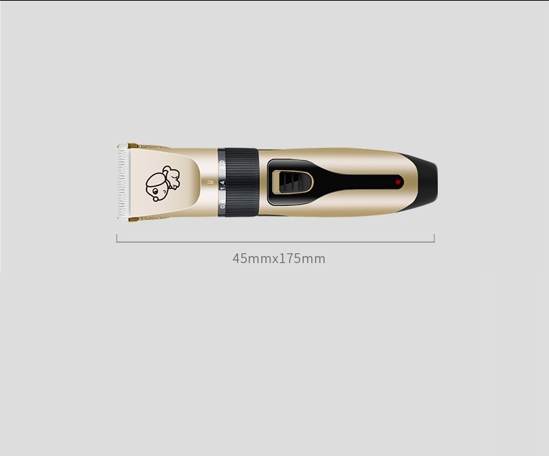 Tông đơ cắt tỉa lông thú cưng Hanpet có cổng sạc USB tiện dụng (màu ngẫu nhiên)