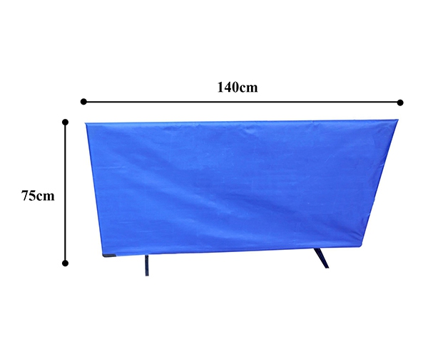 Ring chắn bóng bàn dài 140cm rộng 75cm, bạt quây chắn bóng bàn cho gia đình và câu lạc bộ thể thao