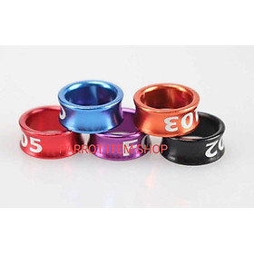 Nhẫn nhôm (có khắc) dùng cho chim, vẹt đeo (giúp xác định từng con chim) thông báo cho shop thông tin cần khắc