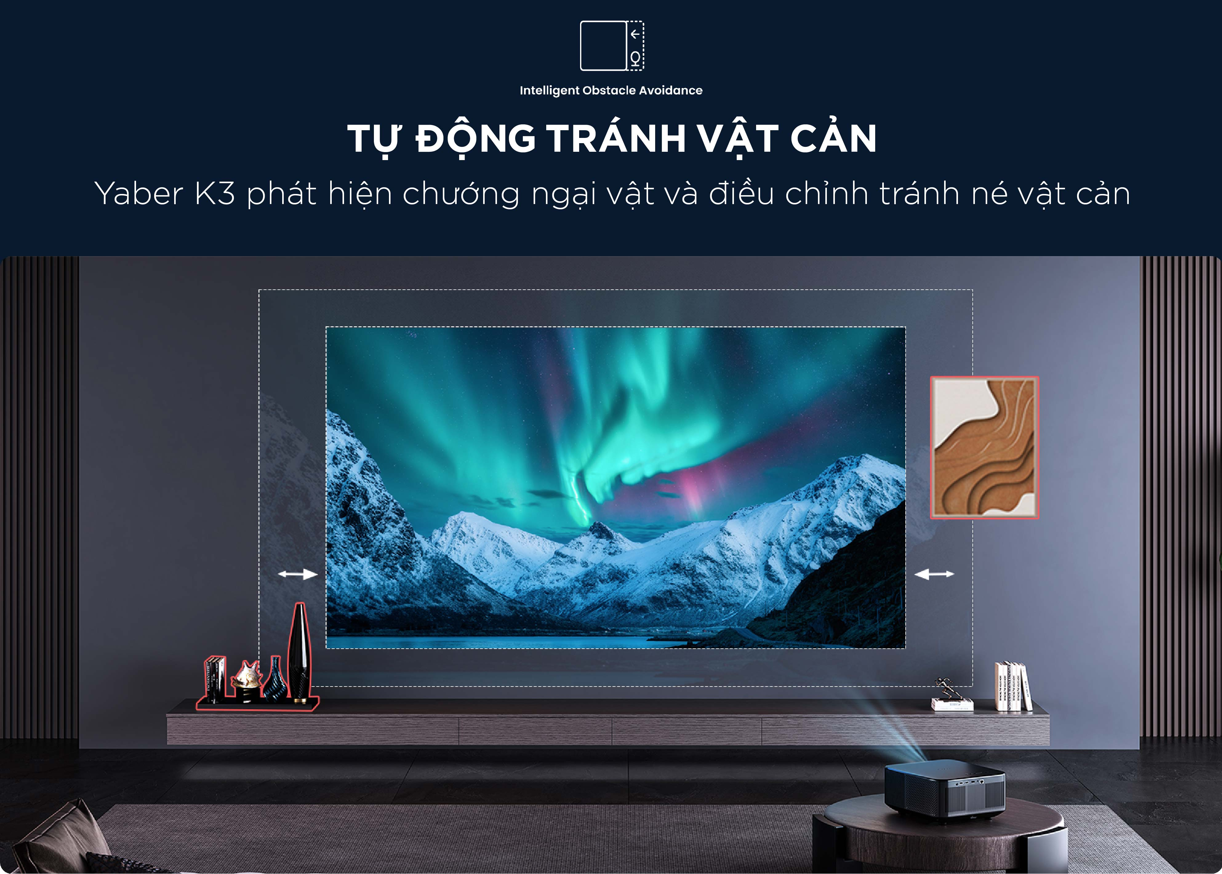 Máy chiếu thông minh Yaber K3 tích hợp loa JBL Android Tivi Netflix bản quyền Full-HD 4K- Hàng Chính Hãng - Thương hiệu Máy chiếu gia đình và văn phòng hàng đầu