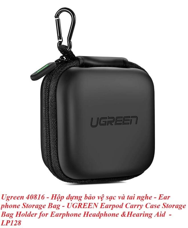 Ugreen UG40816LP128TK Màu Đen Hộp đựng tai nghe chống sốc - HÀNG CHÍNH HÃNG